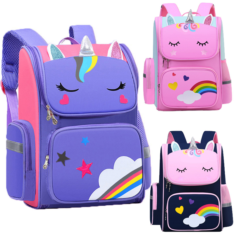 School Backpack Teen - Çocuk Sırt Çantası Kız için Unicorn