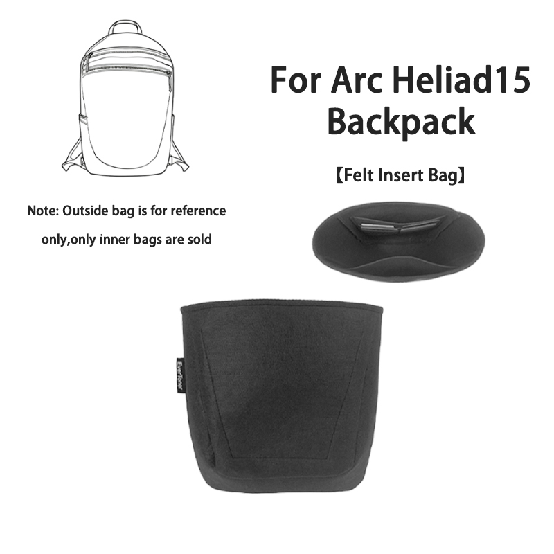Backpack Insert Organizer - EverToner Keçe İç Çanta Düzenleyici, Arc