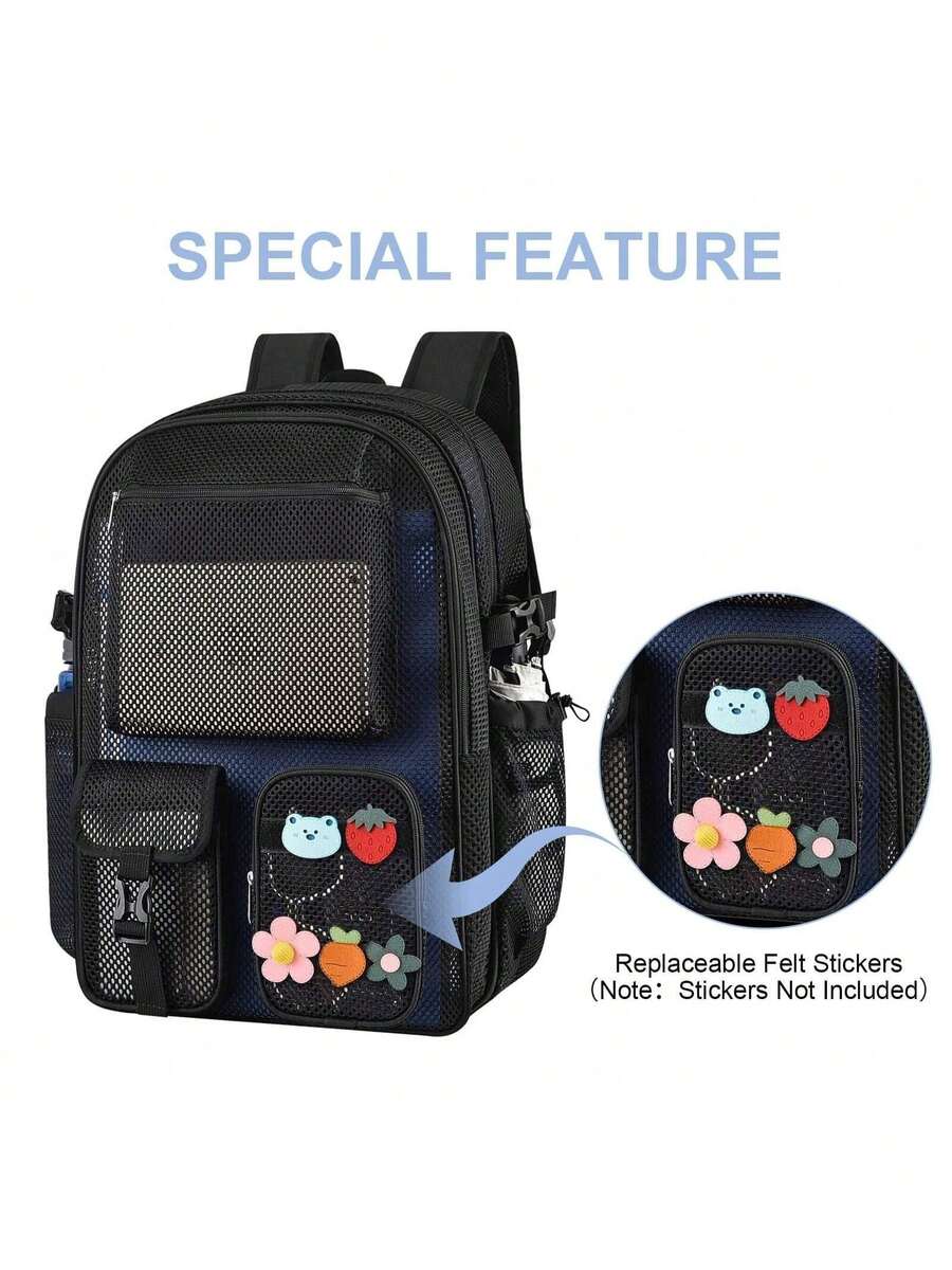 Canvas Backpack Casual - Fileli Sırt Çantası 36L Büyük Boy