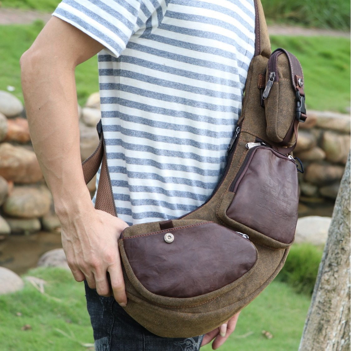 Erkekler Çapraz Vücut Sırt Çan - Sling Backpack Shoulder incelemesi ve fiyatı