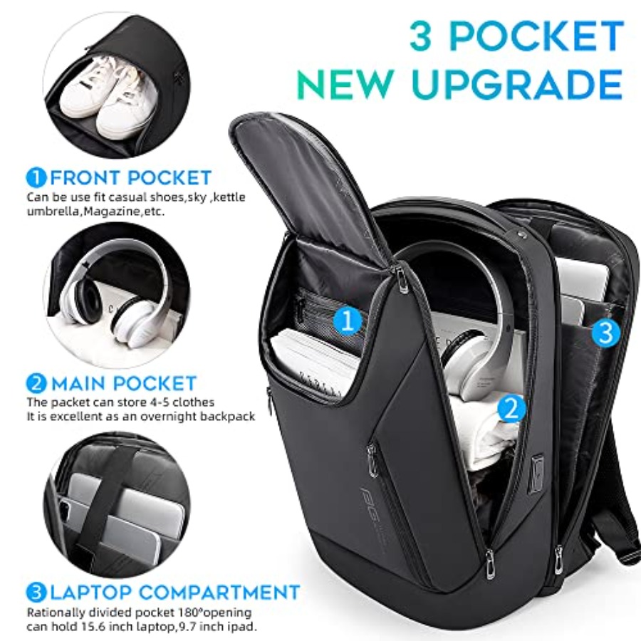 İş Akıllı Sırt Çantası Su Geçi - Laptop Backpack 15.6 incelemesi ve fiyatı