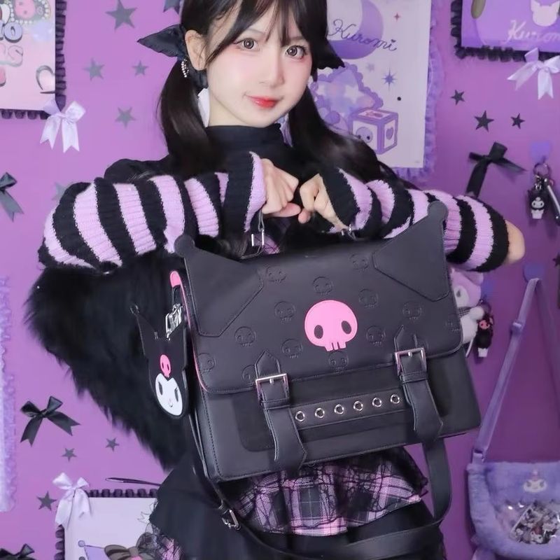 Yeni Sıcak Kuromi Crossbody Ça - School Backpack Teen incelemesi ve fiyatı