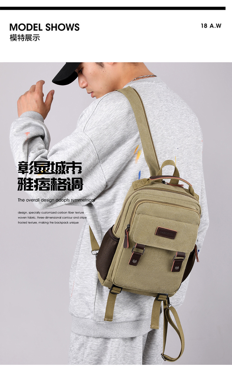 Yeni Kanvas Göğüs Çantası Erke - Canvas Backpack Casual incelemesi ve fiyatı