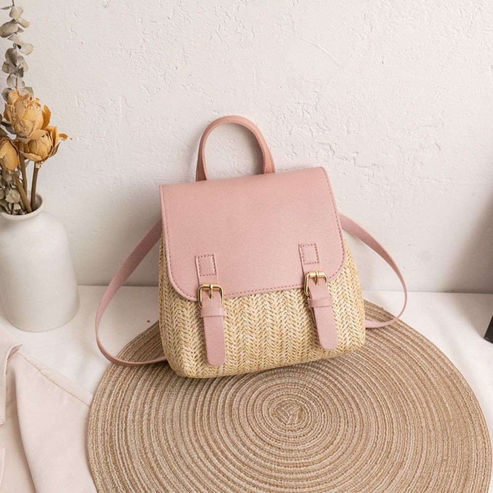 Moda PU Deri Hasır Sırt Çantas - Leather Backpack Vintage incelemesi ve fiyatı